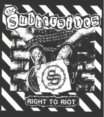 SUBVERSIVES - Right to Riot - Back Patch